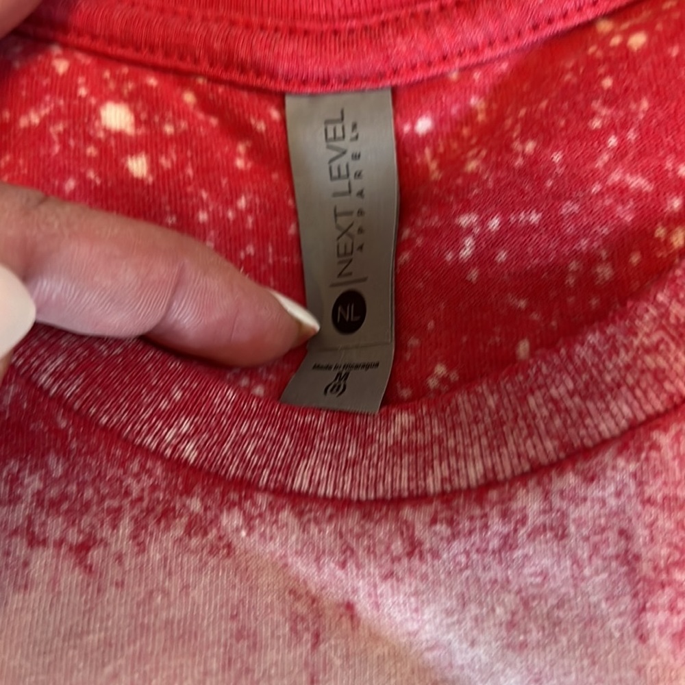 Donated Disney distressed bleached soft lightweight Christmas 4 parks fireworks - Picture 3 of 10